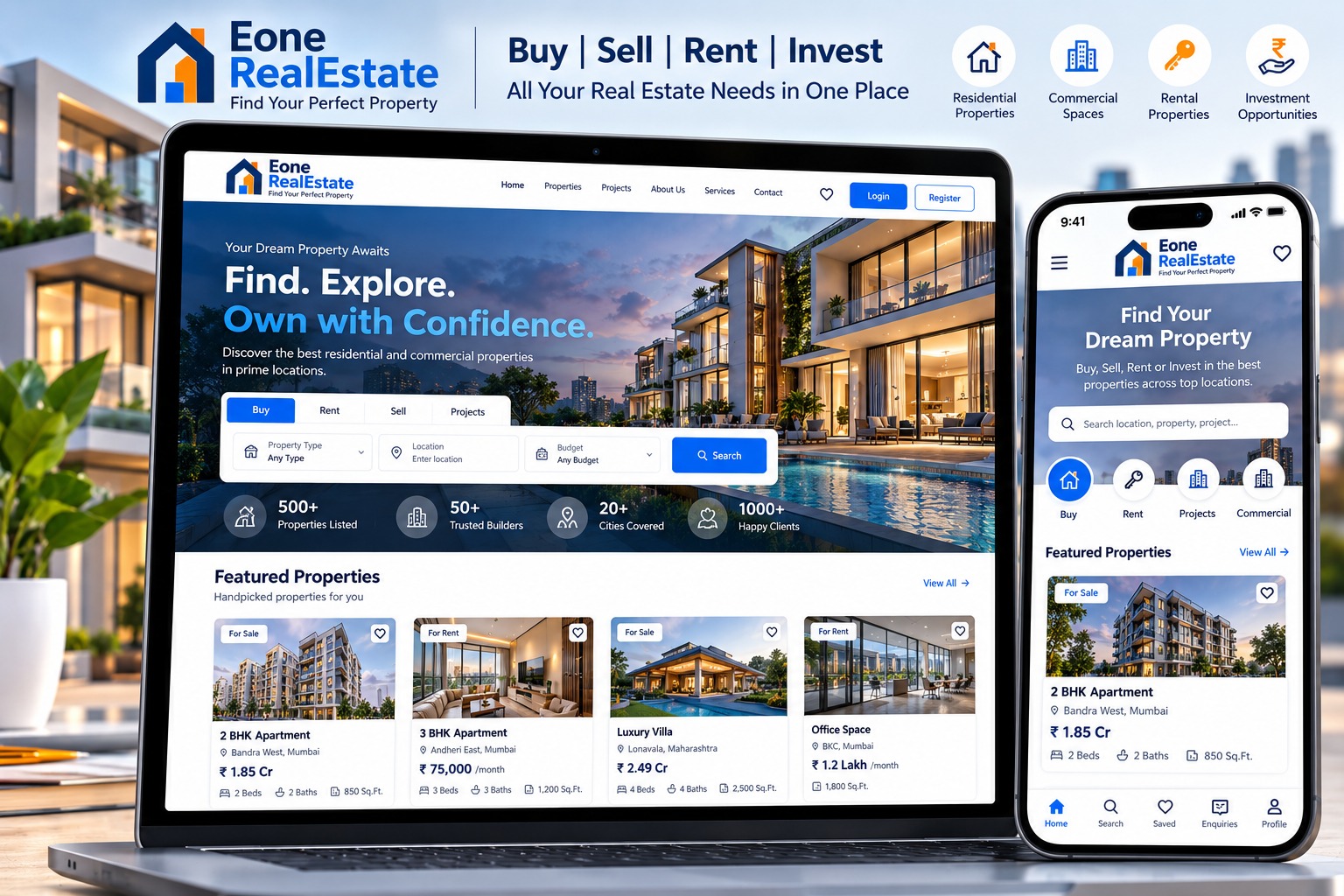 PropertyHub Real Estate Platform - One App Technology Case Study